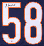 Roquan Smith Signed Bears Jersey (Beckett COA) Chicago 2018 #1 Draft Pick / L.B.