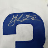 Framed Autographed/Signed Kyle Tucker 35x39 LA White Jersey JSA COA