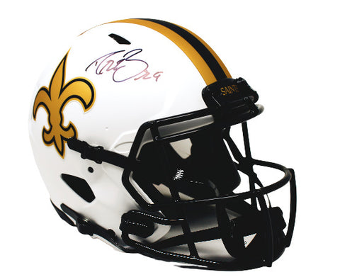 Drew Brees New Orleans Saints Signed FullSize Authentic Lunar Eclipse Helmet BAS