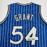 Autographed/Signed Horace Grant Orlando Blue Basketball Jersey JSA COA