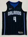 JALEN SUGGS Autographed "2021 #5 Pick" Orlando Magic Black Jersey FANATICS