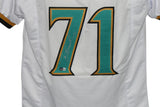 Tony Boselli Autographed/Signed Pro Style White XL Jersey BAS 33189