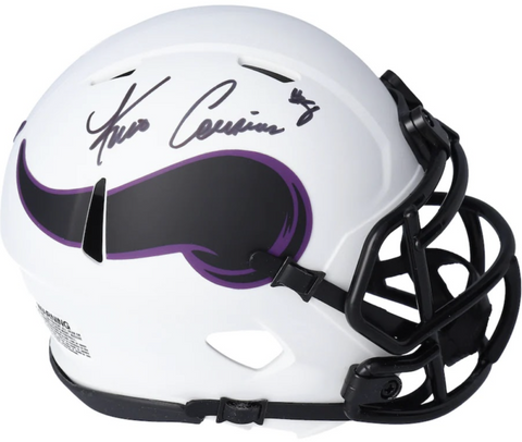 KIRK COUSINS Autographed Vikings Lunar Eclipse Mini Speed Helmet FANATICS