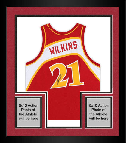 FRMD Dominique Wilkins Hawks Signed Mitchell & Ness 86 Hardwood Authentic Jersey