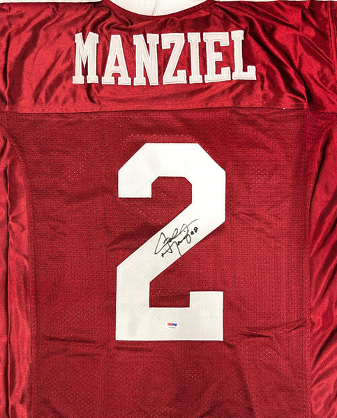 Texas A&M Aggies Johnny Manziel Autographed Signed Maroon Jersey PSA/DNA #R72830