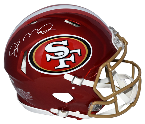 JOE MONTANA SIGNED SAN FRANCISCO 49ERS FLASH SPEED AUTHENTIC HELMET FANATICS