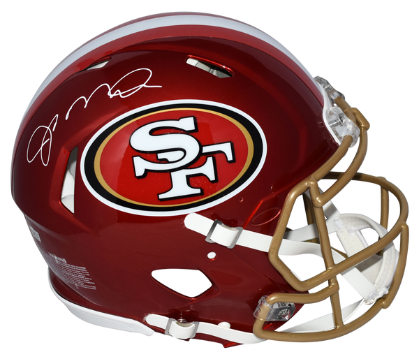 JOE MONTANA SIGNED SAN FRANCISCO 49ERS FLASH SPEED AUTHENTIC HELMET FANATICS