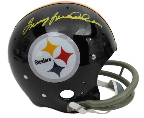 Terry Bradshaw Steelers Signed Suspension Full Size Replica Helmet JSA 132160