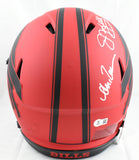 Thomas/Kelly/Reed Signed Bills F/S Rave Speed Authentic Helmet- Beckett W Holo