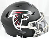Deion Sanders Signed Atlanta Falcons Mid-Size SpeedFlex Helmet - Beckett W Holo