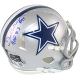 Demarcus Ware Autographed Dallas Cowboys Mini Helmet HOF Beckett Witness 51861