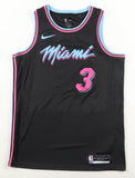 Dwyane Wade Signed Heat Nike Authentic Miami Vice Jersey (PSA) 3xNBA Champion
