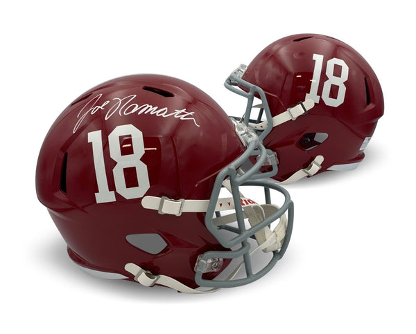 alabama new football helmets Joe Namath Autographed Alabama Crimson Tide Full Sized Replica Helmet – Super Sports Center