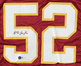 Jamin Davis Signed Washington Commanders Jersey (Beckett) 2021 1st Round Pick WR