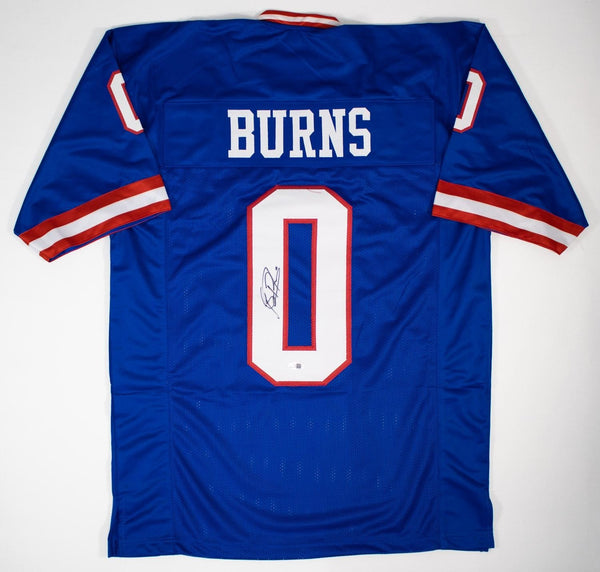 Brian Burns Signed New York Giants Blue Jersey (JSA) 2xPro Bowl Linebacker
