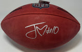 Packers Quarterback Jordan Love Signed Wilson NFL Authentic Football AUTO - BAS