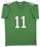 A.J. Brown Authentic Signed Kelly Green Pro Style Jersey BAS Witnessed