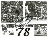 Dwight White Signed/Auto 8x10 Photo Collage Pittsburgh Steelers PSA/DNA 189042