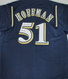 Brewers TREVOR HOFFMAN Signed Custom Navy Replica Jersey AUTO w/ HOF 18 - JSA