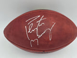 Peyton Manning Autographed NFL Leather 509 TD Football Colts Fanatics 461362