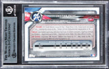 Christian Pache Signed 2018 Bowman Chrome Prospects #BCP46 RC Card BAS Slab