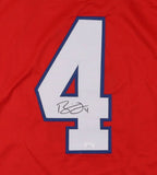 Bailey Zappe Signed New England Patriot Jersey (JSA COA) 2022 4th Round Pick Q.B