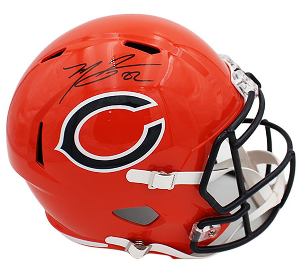 Matt Forte Signed Chicago Bears Speed Full Size Alternate Orange NFL Helmet