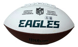 Vince Papale Signed Philadelphia Eagles Logo Football Invincible Inscribed BAS