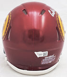 CALEB WILLIAMS AUTOGRAPHED SIGNED USC RED SPEED MINI HELMET FANATICS HOLO 212677