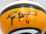Brett Favre Autographed Authentic Full Size Helmet Packers (Chip by Signature) B