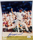 Kerry Wood Autographed Chicago Cubs 8x10 Photograph (JSA COA)