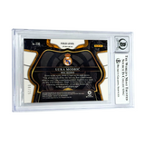 Luka Modric Signed 2022-23 Panini Select La Liga Zebra /25 #230 - BGS 10