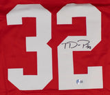Tyrion Davis-Price Signed San Francisco 49ers Jersey (Beckett) Ex-LSU Running Bk