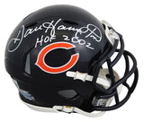 Bears Dan Hampton "HOF 02" Authentic Signed Speed Mini Helmet BAS Witnessed