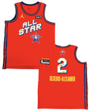 Shai Gilgeous-Alexander Autographed OKC 2025 All Star Jersey Panini LE 50