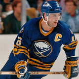 Pat LaFontaine Signed Sabres Hockey Puck HOF 03 (COJO) Buffalo Captain 1992-1997