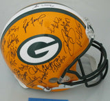 Packers SB XXXI TEAM Signed Authentic Helmet AUTO w/ 32+ Sigs BRETT FAVRE + JSA