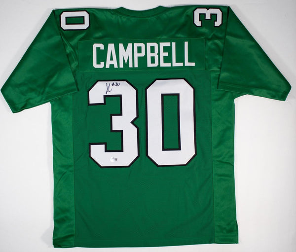 Jihaad Campbell Signed Philadelphia Eagles Jersey (Beckett) 2025 1st Rnd Pck /LB