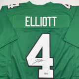 Autographed/Signed Jake Elliott Philadelphia Kelly Green Football Jersey BAS COA