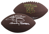 Texas A&M Johnny Manziel "Johnny Football" Signed Football W/ Case BAS Witness