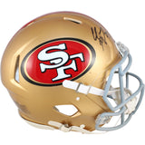 Christian McCaffrey Autographed San Francisco 49ers Pro Helmet Fanatics 53081