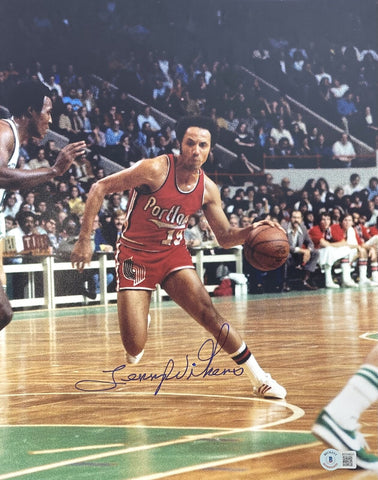 Lenny WIlkens Signed 11x14 Portland Trailblazers Photo BAS
