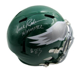 Vince Papale Eagles Signed/inscribed Full Size Replica Helmet Beckett 199608