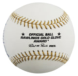 Tigers Lou Whitaker Signed Rawlings Gold Glove Logo OML Baseball BAS #BU87539