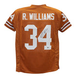 Ricky Williams Autographed/Signed College Style Orange XL Jersey Beckett 39337