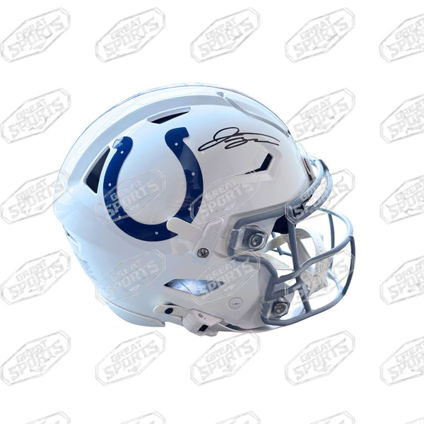 JONATHAN TAYLOR SIGNED INDIANAPOLIS COLTS F/S SPEEDFLEX HELMET BECKETT QR