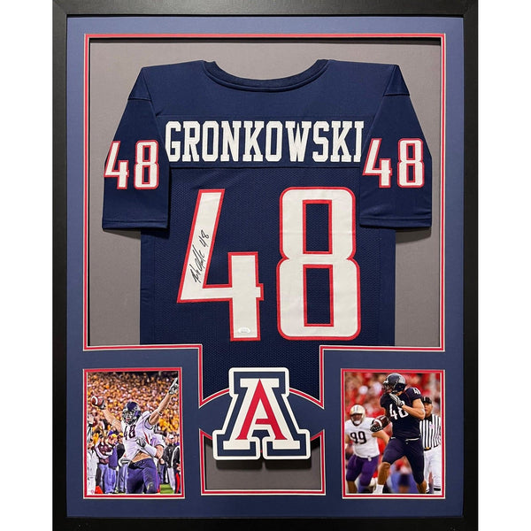 Rob Gronkowski Autographed Signed Framed Arizona Jersey JSA