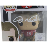 Joe Montana Signed San Francisco 49ers Funko Pop! #84 w/Hard Protector FAN 44413