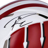 Russell Wilson Wisconsin Badgers Signed Riddell Speed Authentic Helmet