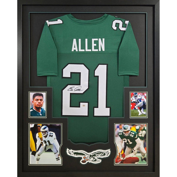 Eric Allen Autographed Signed Framed Philadelphia Eagles Jersey PSA/DNA